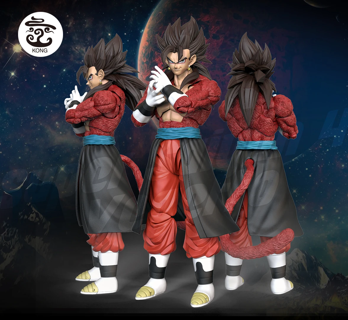 In Stock Dragon Ball Gt KONG Model SHF Super Saiyan 4 Vegetto Figures Action Model Anime Figure Figurals Brinquedos Toys Gifts
In Stock Dragon Ball Gt KONG Model SHF Super Saiyan 4 Vegetto Figures Action Model Anime Figure Figurals Brinquedos Toys Gifts