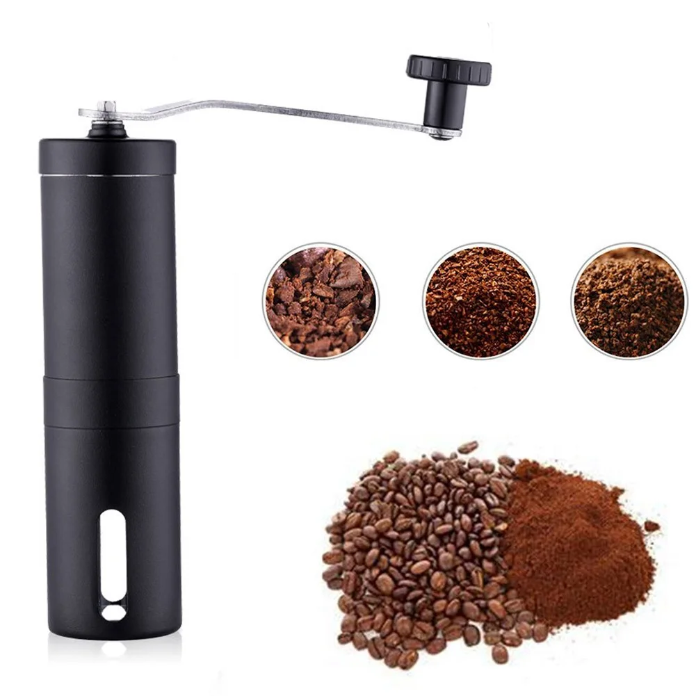 Manual Coffee Grinder Portable Mini Stainless Steel Coffee Bean Grinder Conical Burr With Double Bearing Positioning
Manual Coffee Grinder Portable Mini Stainless Steel Coffee Bean Grinder Conical Burr With Double Bearing Positioning