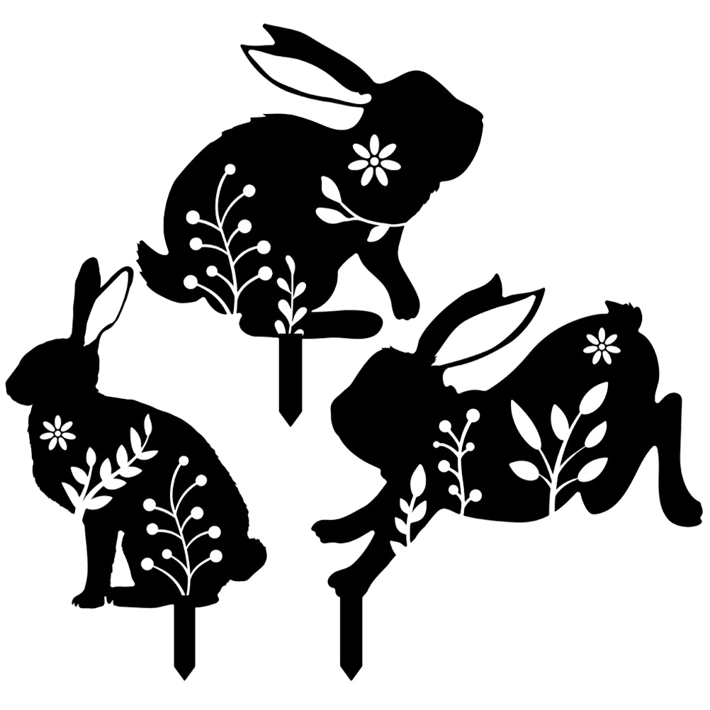 3 Pcs Rabbit Silhouette Stakes Metal Outdoor Decor Rabbit Yard Sign Bunny Garden Sign Garden Bunny Stake Outdoor Decorations
3 Pcs Rabbit Silhouette Stakes Metal Outdoor Decor Rabbit Yard Sign Bunny Garden Sign Garden Bunny Stake Outdoor Decorations