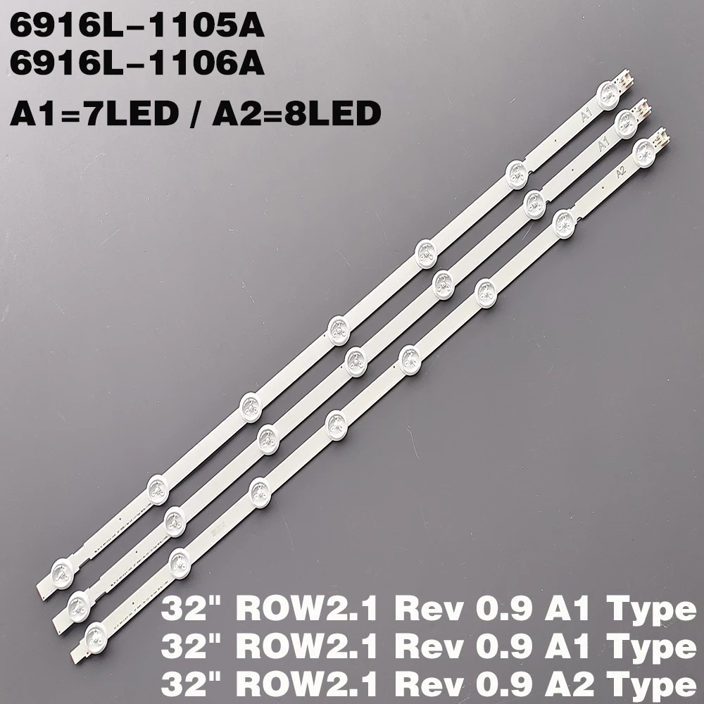 LED Backlight Strip 7/8 lamp for LG 32'' TV 32LN540V 32LN541V 32LN520B LC320DXE 6916L-1399A 1400A 1437A 1438A 1204A 1426A NEW
LED Backlight Strip 7/8 lamp for LG 32'' TV 32LN540V 32LN541V 32LN520B LC320DXE 6916L-1399A 1400A 1437A 1438A 1204A 1426A NEW