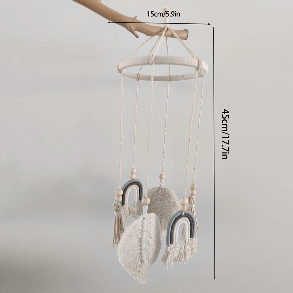 Ornaments Wind Chimes Leaf Living Room Macrame Hand Ornament Rainbow Tapestry Wall Woven Art 1pcs Bedroom Decor
Ornaments Wind Chimes Leaf Living Room Macrame Hand Ornament Rainbow Tapestry Wall Woven Art 1pcs Bedroom Decor