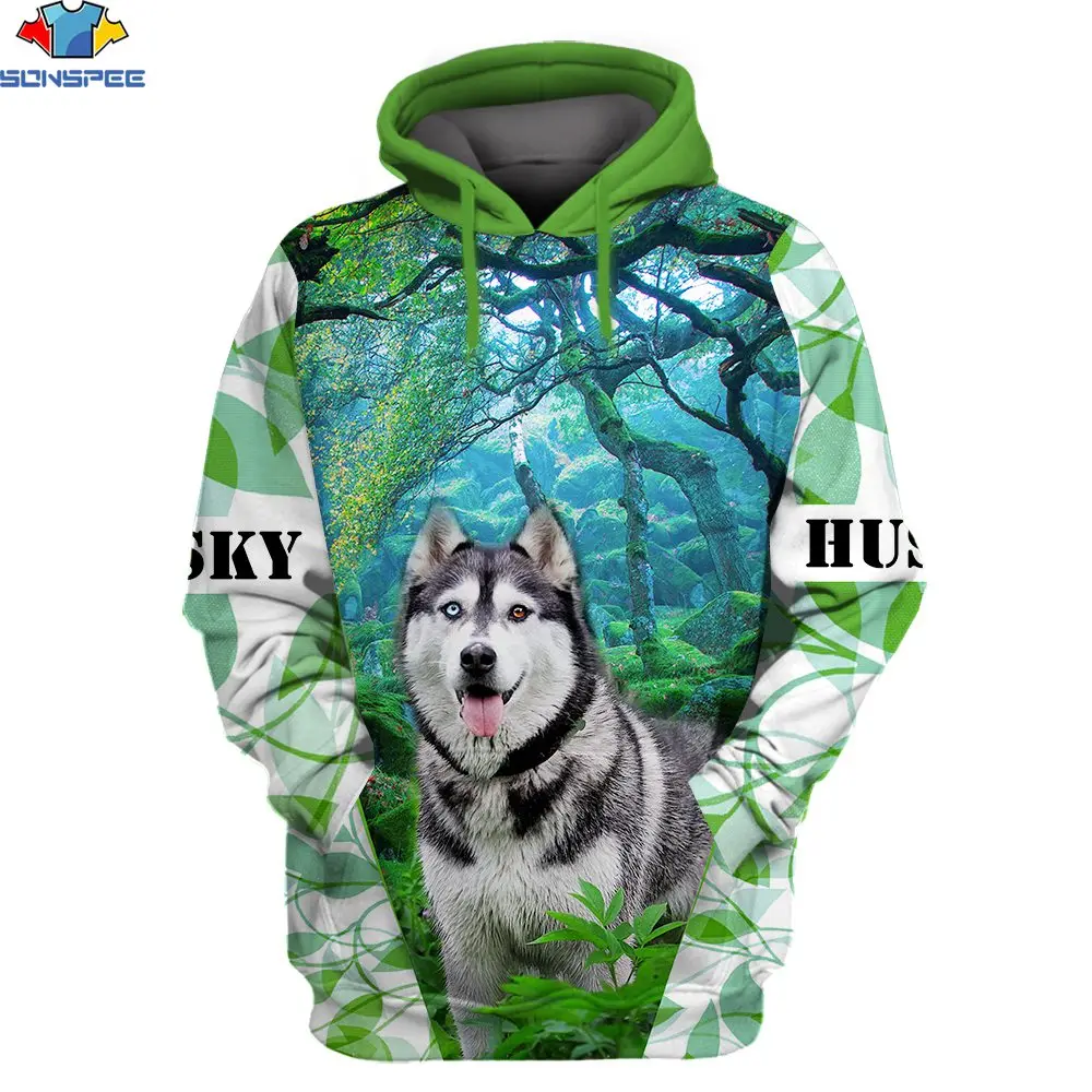 SONSPEE 3D Printing Men's Autumn and Winter Long-sleeved Husky Animal Natural Pullover Hooded Sweater Sport Casual Loose Hip-hop
SONSPEE 3D Printing Men's Autumn and Winter Long-sleeved Husky Animal Natural Pullover Hooded Sweater Sport Casual Loose Hip-hop