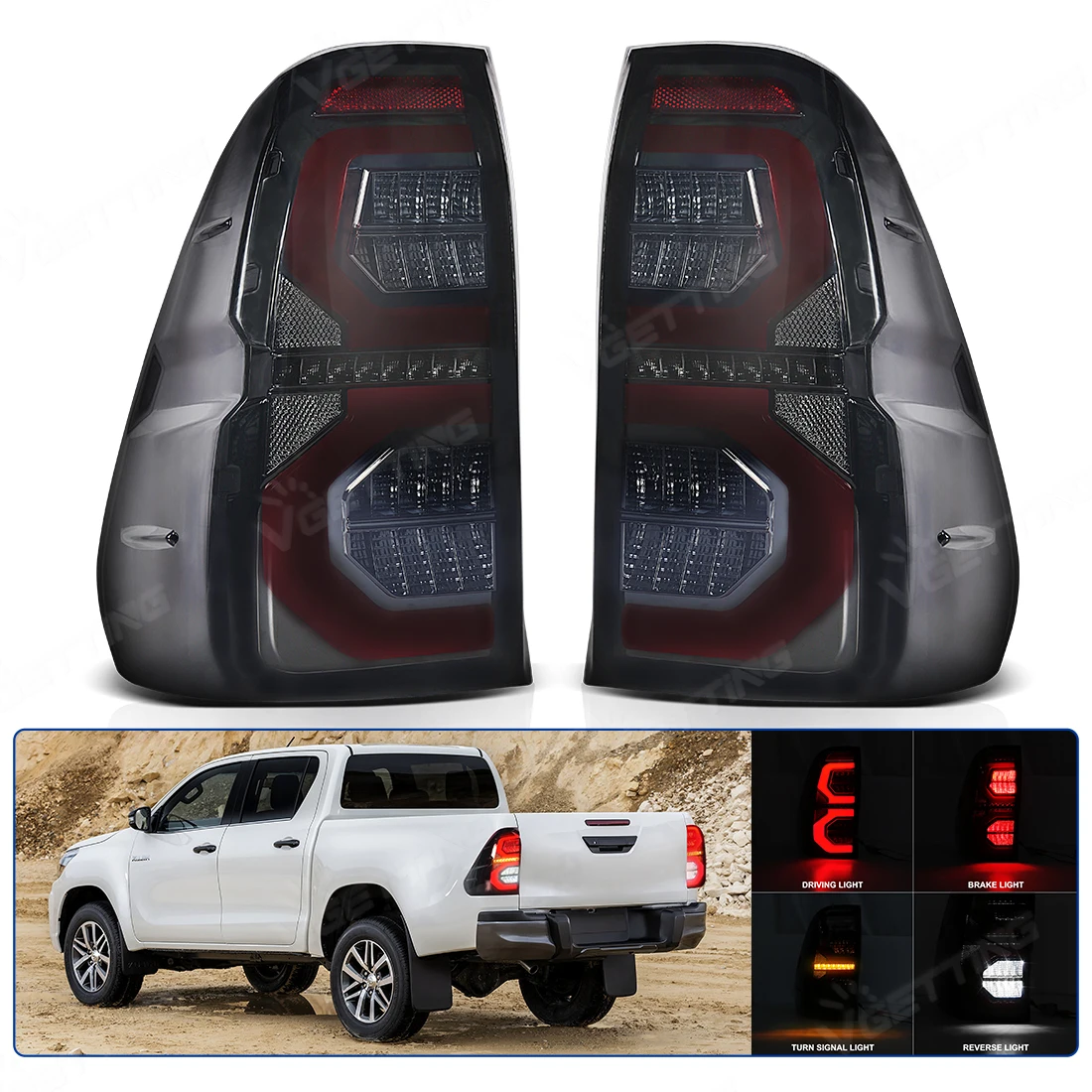 Светодиодный задний фонарь для Toyota Hilux Revo 2015 2016 2017 2018 2019 2020 2021 2022 указатель поворота тормозной фонарь заднего хода дальнего света
Светодиодный задний фонарь для Toyota Hilux Revo 2015 2016 2017 2018 2019 2020 2021 2022 указатель поворота тормозной фонарь заднего хода дальнего света