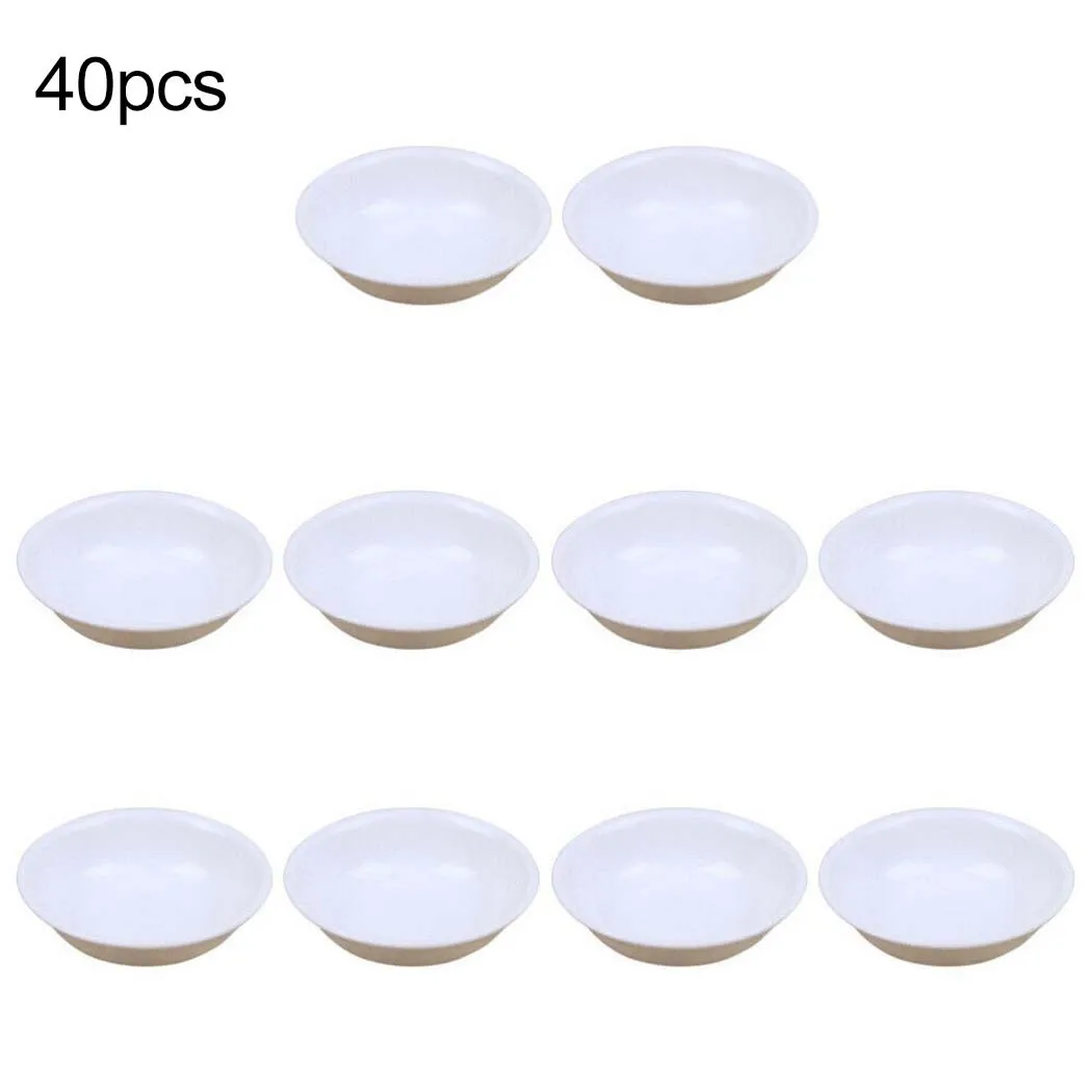 40pcs Sauce Dishes Butter Mustard Sushi Vinegar Soy Plastic Plate Bowl Kitchen Saucer For Restaurant Home Buffet
40pcs Sauce Dishes Butter Mustard Sushi Vinegar Soy Plastic Plate Bowl Kitchen Saucer For Restaurant Home Buffet