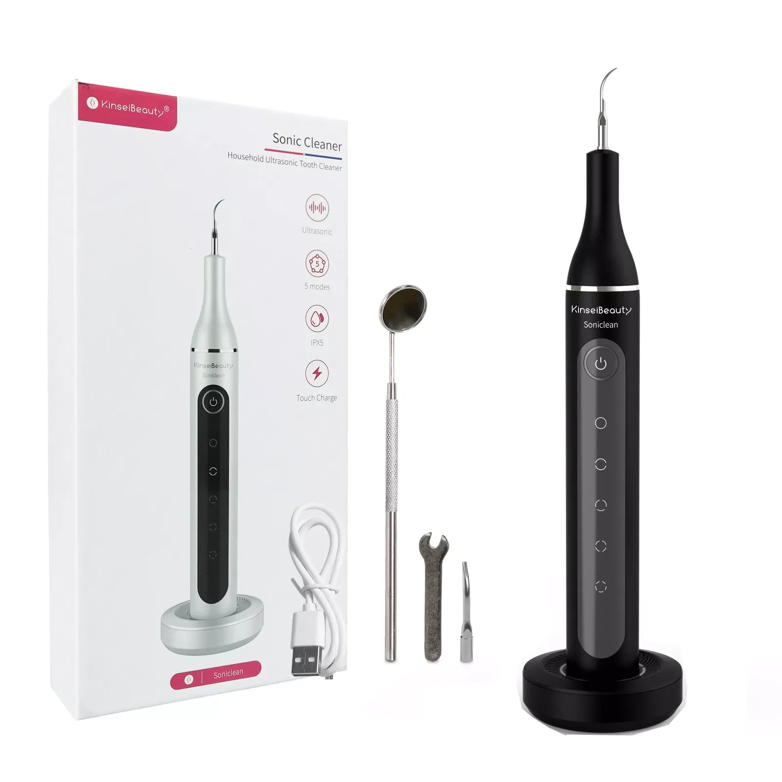 Ultrasonic Dental Scaler Tooth Calculus Remover Dental Cleaner Scaler for Teeth Cleaning Dental Gear Stains Tartar Plaque Remove
Ultrasonic Dental Scaler Tooth Calculus Remover Dental Cleaner Scaler for Teeth Cleaning Dental Gear Stains Tartar Plaque Remove