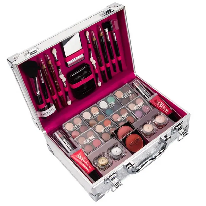 Makeup Set Lipstick Professional Eyeshadow Palette Gift With Cosmetic Bag Travel Portable Long Lasting Full Make Up Gift Set
Makeup Set Lipstick Professional Eyeshadow Palette Gift With Cosmetic Bag Travel Portable Long Lasting Full Make Up Gift Set