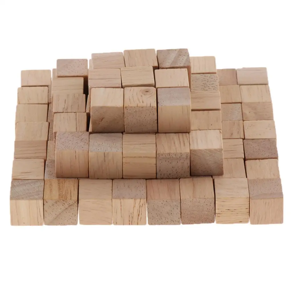 100pcs Square Wooden Cube Puzzle Toys DIY Craft Montessori Blocks Handcrafts
100pcs Square Wooden Cube Puzzle Toys DIY Craft Montessori Blocks Handcrafts