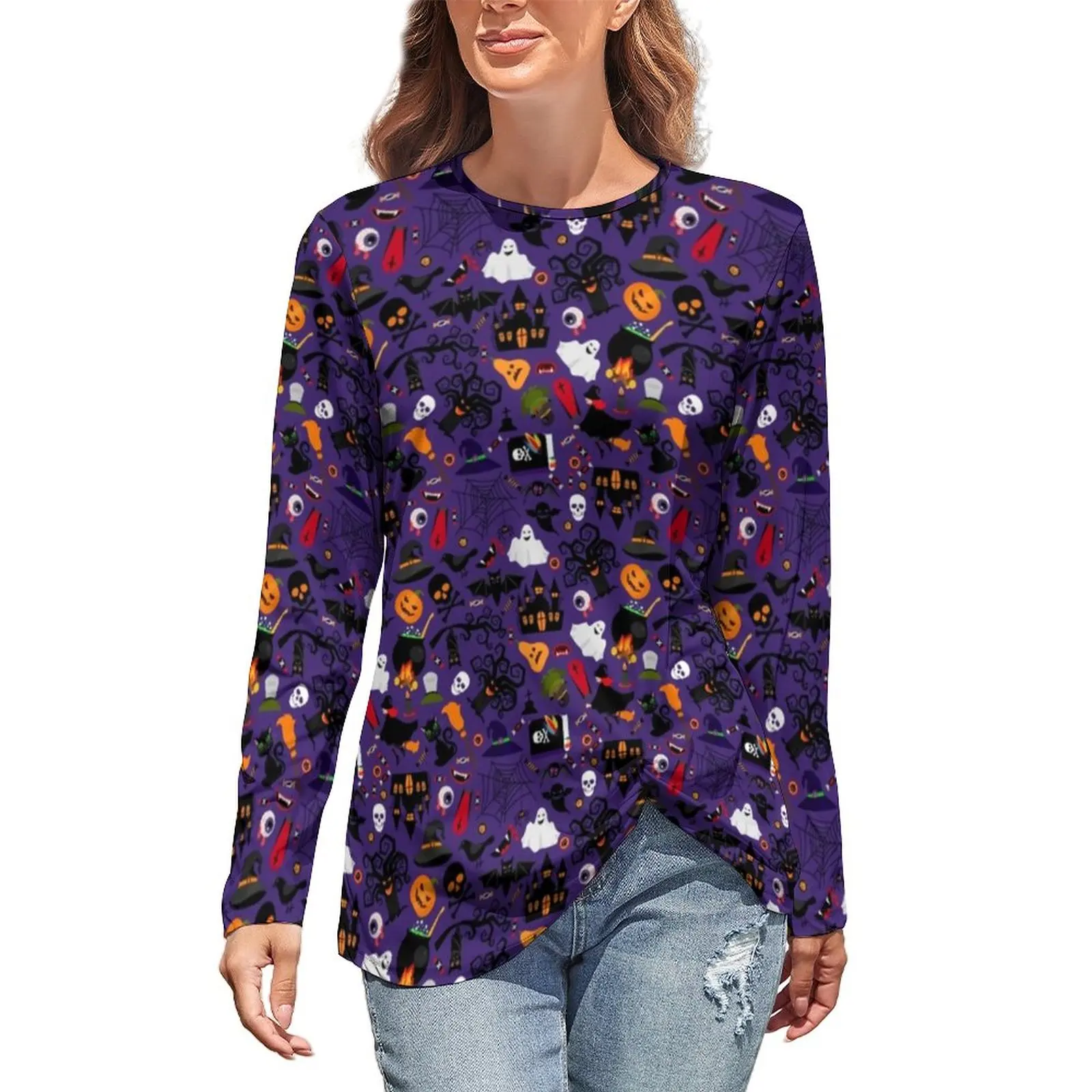 Funny Ghosts Baw T-Shirt Boo Halloween Print Aesthetic Long Sleeve T-Shirts Woman Street Style Tshirt Oversize Pattern Top Tees
Funny Ghosts Baw T-Shirt Boo Halloween Print Aesthetic Long Sleeve T-Shirts Woman Street Style Tshirt Oversize Pattern Top Tees