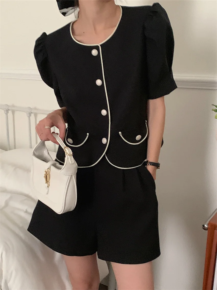 Alien Kitty Office Lady Women Streetwear Two Pieces Sets Work Wear Slim OL Coats 2022 Loose Chic High Waist New Shorts Suits
Alien Kitty Office Lady Women Streetwear Two Pieces Sets Work Wear Slim OL Coats 2022 Loose Chic High Waist New Shorts Suits