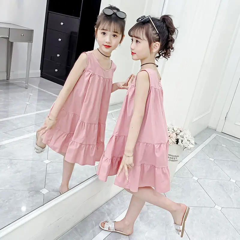Girls Summer 2023 New Princess Vest Dress Childrens Girls Dresses for School Big Child Solid Color Casual Dress Kids Clothes 12y
Girls Summer 2023 New Princess Vest Dress Childrens Girls Dresses for School Big Child Solid Color Casual Dress Kids Clothes 12y