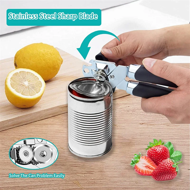 Stainless Steel Cans Opener High Quality Professional Ergonomic Manual Can Opener Side Cut Manual Can Opener
Stainless Steel Cans Opener High Quality Professional Ergonomic Manual Can Opener Side Cut Manual Can Opener