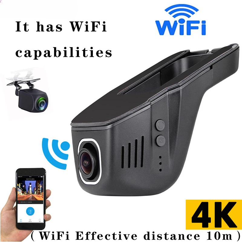 Dash Cam Universal Wifi Vehicle DVR Camera Full HD 4K Front and Rear Lens Night Vision Application English Recessive Recorder
Dash Cam Universal Wifi Vehicle DVR Camera Full HD 4K Front and Rear Lens Night Vision Application English Recessive Recorder
