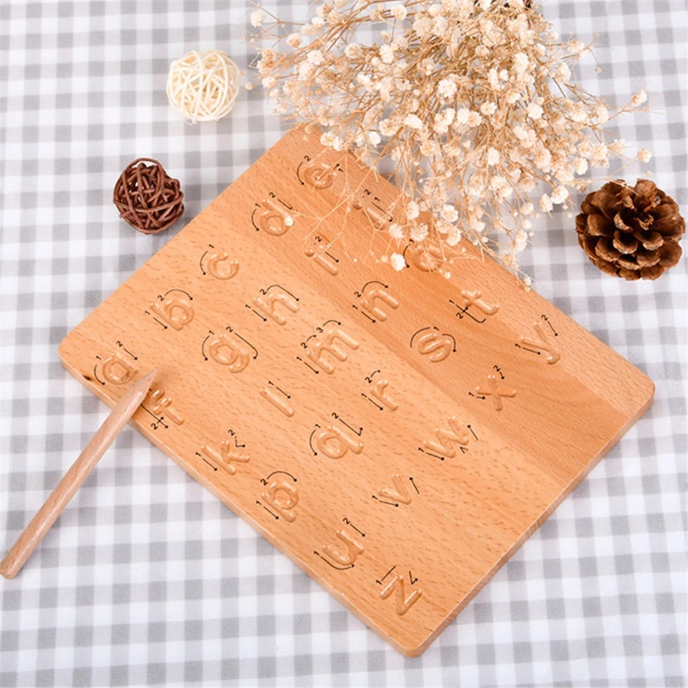 Tracing Board Wooden Toy for Girls Boy Double Sided Uppercase Lowercase Letters Number Educational Game Toy Product
Tracing Board Wooden Toy for Girls Boy Double Sided Uppercase Lowercase Letters Number Educational Game Toy Product