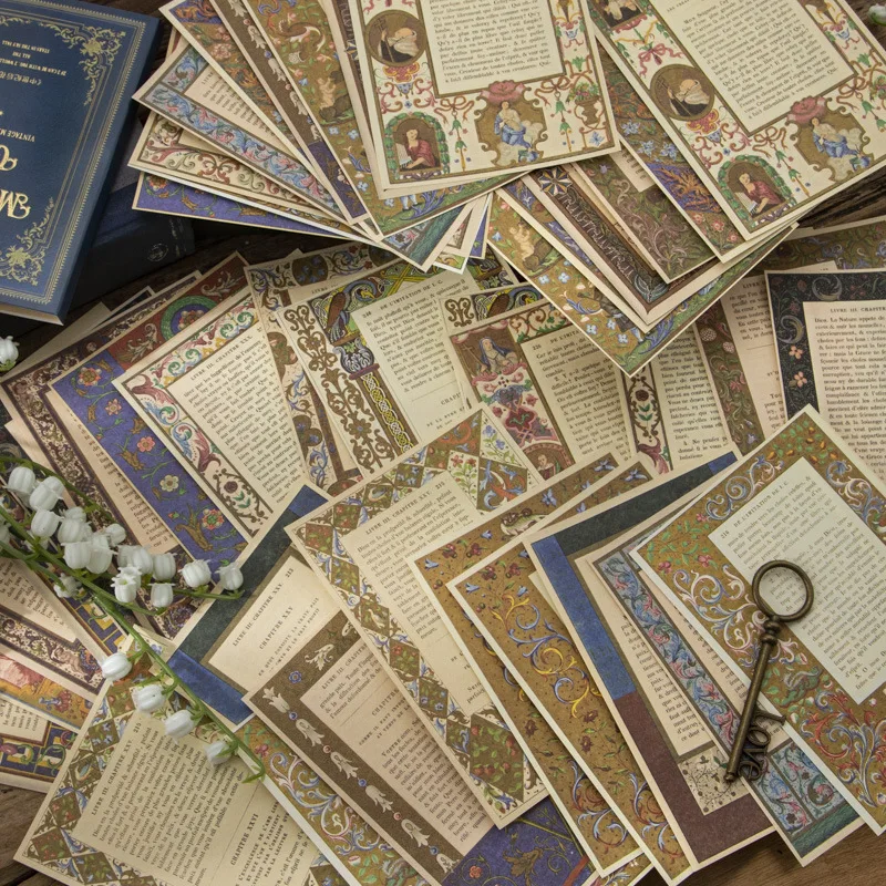 50pcs Vintage Material Paper Decorative Junk Journal Collage Memo Pads ScrapbookingBackground Paper Stationery Supplies
50pcs Vintage Material Paper Decorative Junk Journal Collage Memo Pads ScrapbookingBackground Paper Stationery Supplies