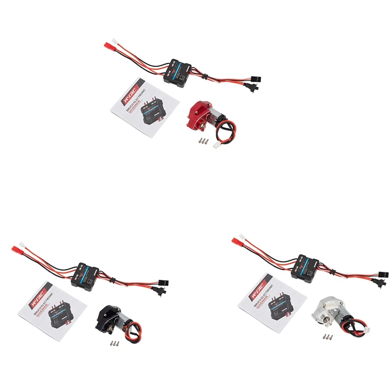 HOT-Metal Gearbox With Motor And ESC For 1/24 RC Crawler Car Axial SCX24 Gladiator JLU Bronco Deadbolt C10 Upgrade Parts 
HOT-Metal Gearbox With Motor And ESC For 1/24 RC Crawler Car Axial SCX24 Gladiator JLU Bronco Deadbolt C10 Upgrade Parts