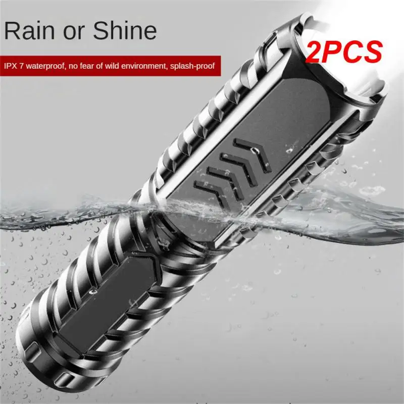 2PCS Powerful LED Flashlight USB Rechargeable Strong Light Flash Light Waterproof Zoom Outdoor Fishing Hunting Multi-function 
2PCS Powerful LED Flashlight USB Rechargeable Strong Light Flash Light Waterproof Zoom Outdoor Fishing Hunting Multi-function