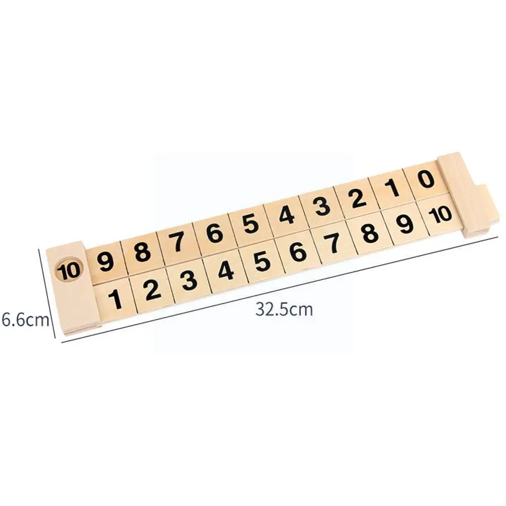 Wooden Math Arithmetic Early Education Educational Children Learning Ruler Toy Toys Montessori Addition Subtract Gifts 1-10 R1m8
Wooden Math Arithmetic Early Education Educational Children Learning Ruler Toy Toys Montessori Addition Subtract Gifts 1-10 R1m8