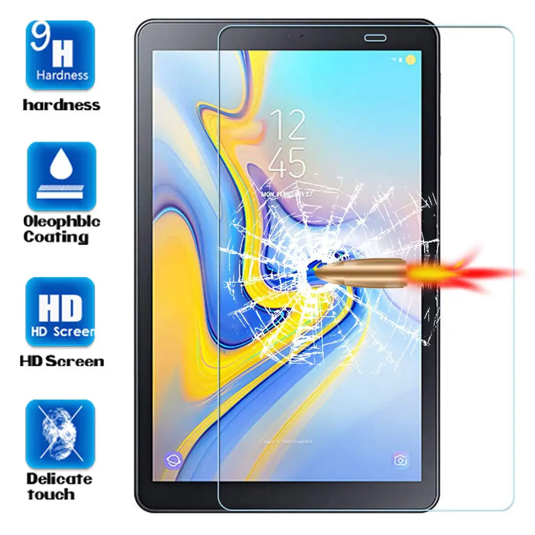 Закаленное стекло для Samsung Galaxy Tab A 10,1 2019 T510 T515 SM-T510, защита для экрана с защитой от царапин, защитная стеклянная пленка
Закаленное стекло для Samsung Galaxy Tab A 10,1 2019 T510 T515 SM-T510, защита для экрана с защитой от царапин, защитная стеклянная пленка