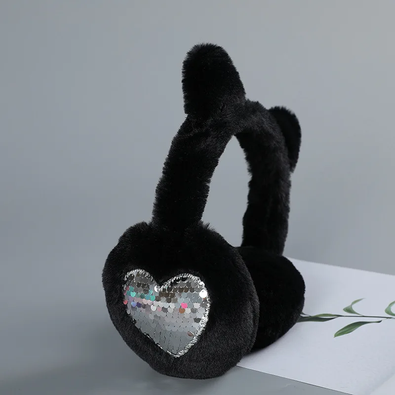 Women Cute Cat Ears Winter Warm Earmuffs Shiny Sequin Ear Soft Plush Earflaps for Outdoor Ear Warmer Outdoor Cold Protection
Women Cute Cat Ears Winter Warm Earmuffs Shiny Sequin Ear Soft Plush Earflaps for Outdoor Ear Warmer Outdoor Cold Protection