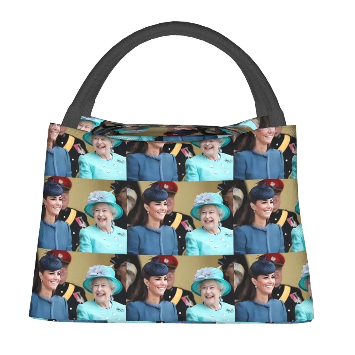 Elizabeth II Lunch Bag HRH Catherine Duchess Funny Lunch Box For Women Office Portable Zipper Cooler Bag Designer Tote Food Bags
Elizabeth II Lunch Bag HRH Catherine Duchess Funny Lunch Box For Women Office Portable Zipper Cooler Bag Designer Tote Food Bags