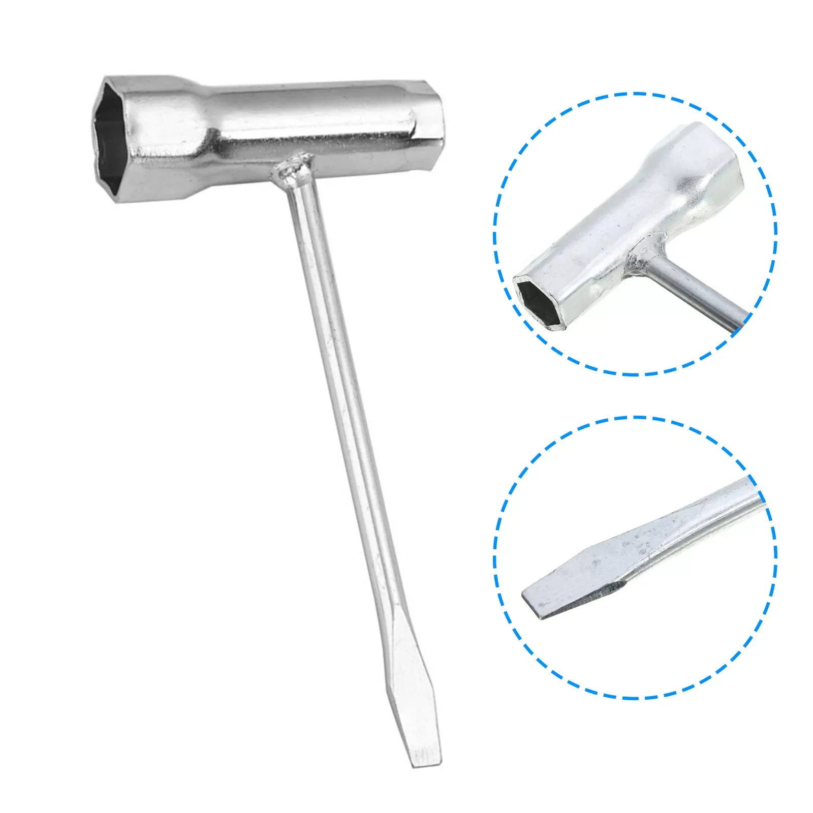 Spark Plug Socket Wrench 13mm And 19mm Stainless Steel Wrench For Petrol Chainsaws And Brush Cutters
Spark Plug Socket Wrench 13mm And 19mm Stainless Steel Wrench For Petrol Chainsaws And Brush Cutters