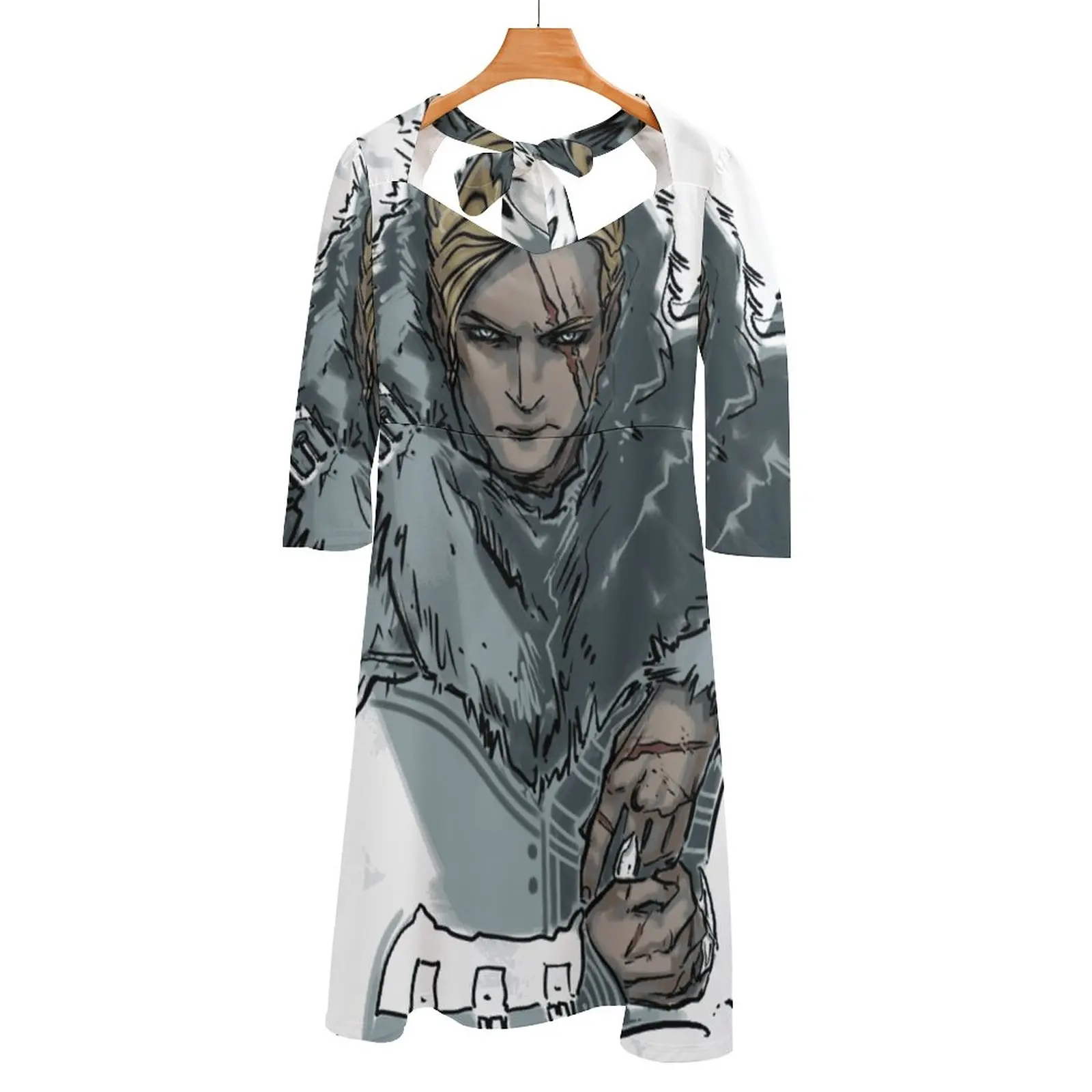 Lonely Wolf Back Lacing Backless Dress Square Neck Dress Fashion Printed Dress 6Xl Wolf Guy Scars Fur Night Moon Dresses For
Lonely Wolf Back Lacing Backless Dress Square Neck Dress Fashion Printed Dress 6Xl Wolf Guy Scars Fur Night Moon Dresses For