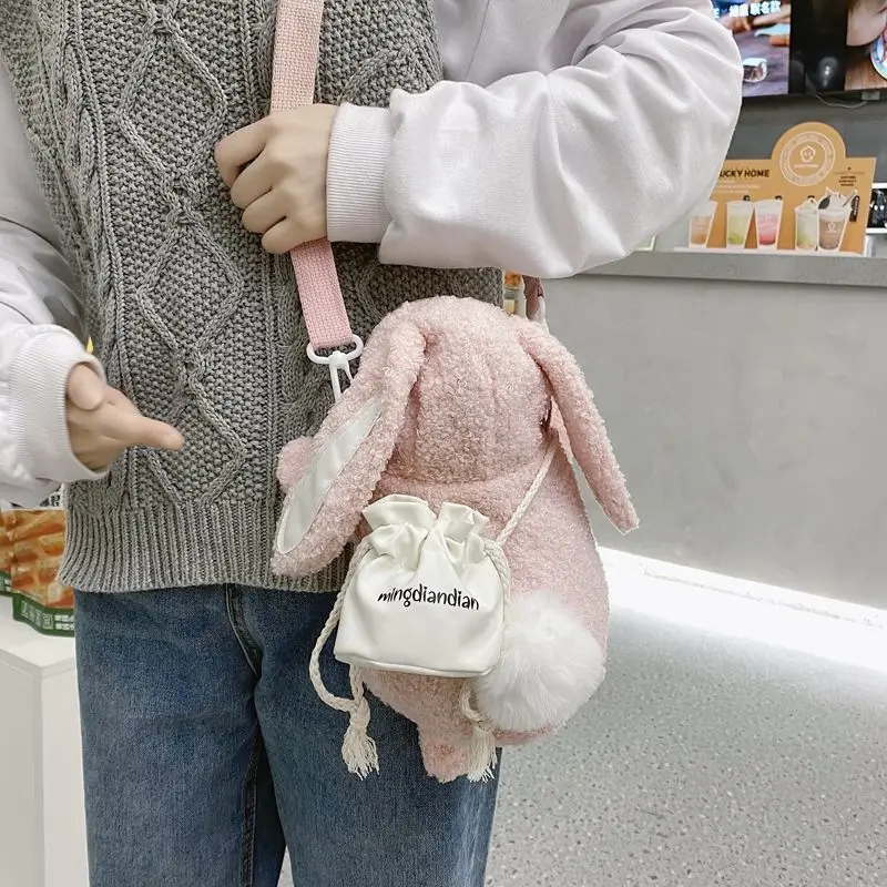 Cartoon Fashion Toy Bag Female 2021 New Girl Kawaii Rabbit Plush Small Bag Small Soft Girl One Shoulder Crossbody Bag
Cartoon Fashion Toy Bag Female 2021 New Girl Kawaii Rabbit Plush Small Bag Small Soft Girl One Shoulder Crossbody Bag