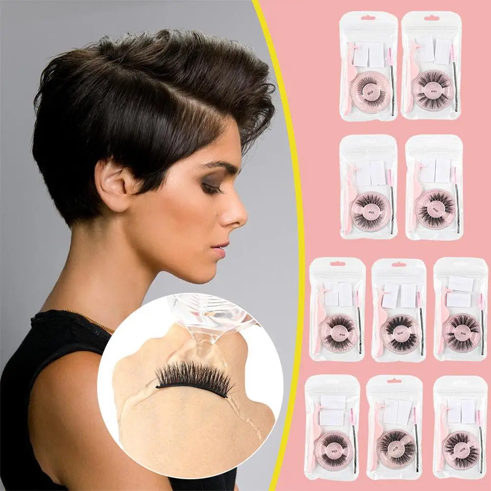 Reusable Self-Adhesive Eyelashes Natural Multiple Reversible Glue-free False Dropshipping Eyelashes Of Pairs Self-adhesive B5Q3
Reusable Self-Adhesive Eyelashes Natural Multiple Reversible Glue-free False Dropshipping Eyelashes Of Pairs Self-adhesive B5Q3
