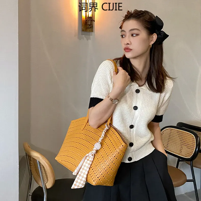 CIJIE Genuine Leather Ladies' Bags Cowhide Bag Fashion Elegant Women's Large Capacity Shoulder Bag
CIJIE Genuine Leather Ladies' Bags Cowhide Bag Fashion Elegant Women's Large Capacity Shoulder Bag