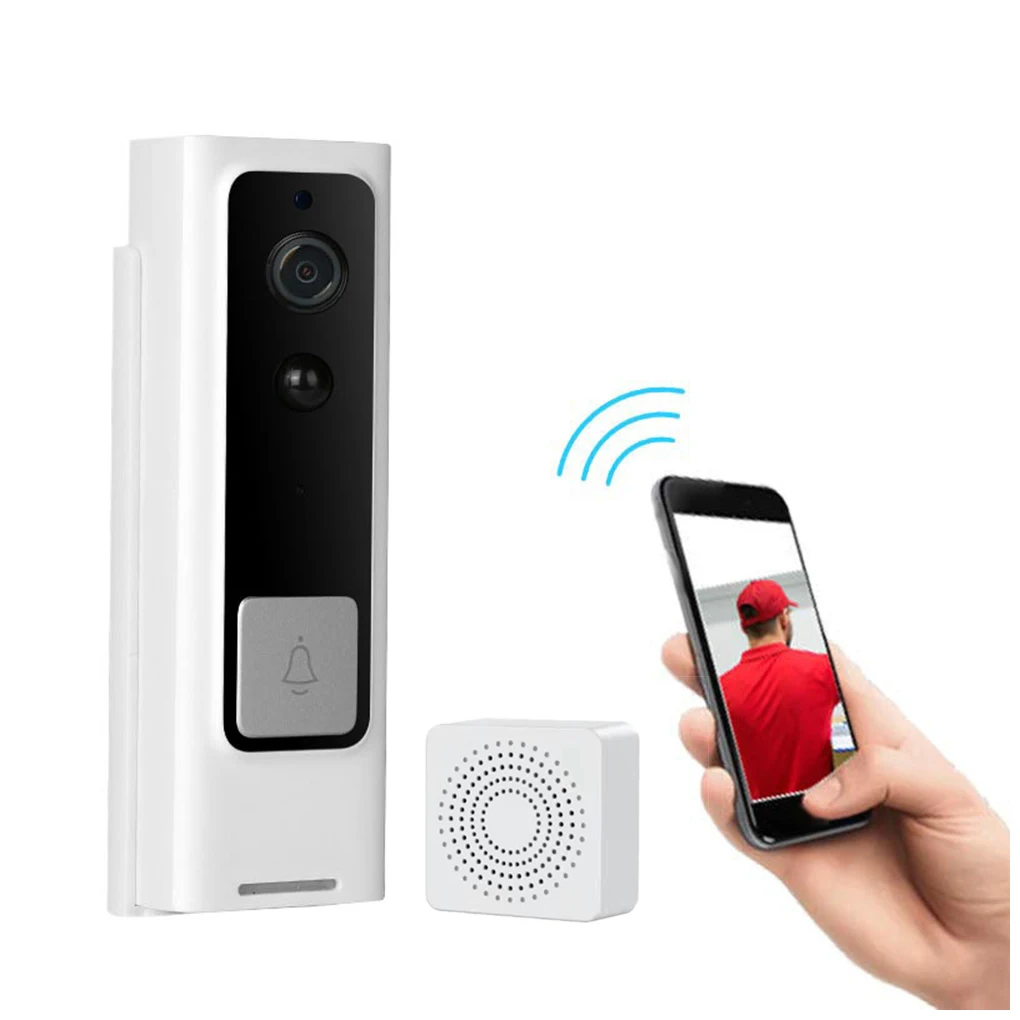 Rechargeable Smart Doorbell with Chime Wireless Colorful Bell Vision Peephole Intercom Surveillance Bells Home
Rechargeable Smart Doorbell with Chime Wireless Colorful Bell Vision Peephole Intercom Surveillance Bells Home