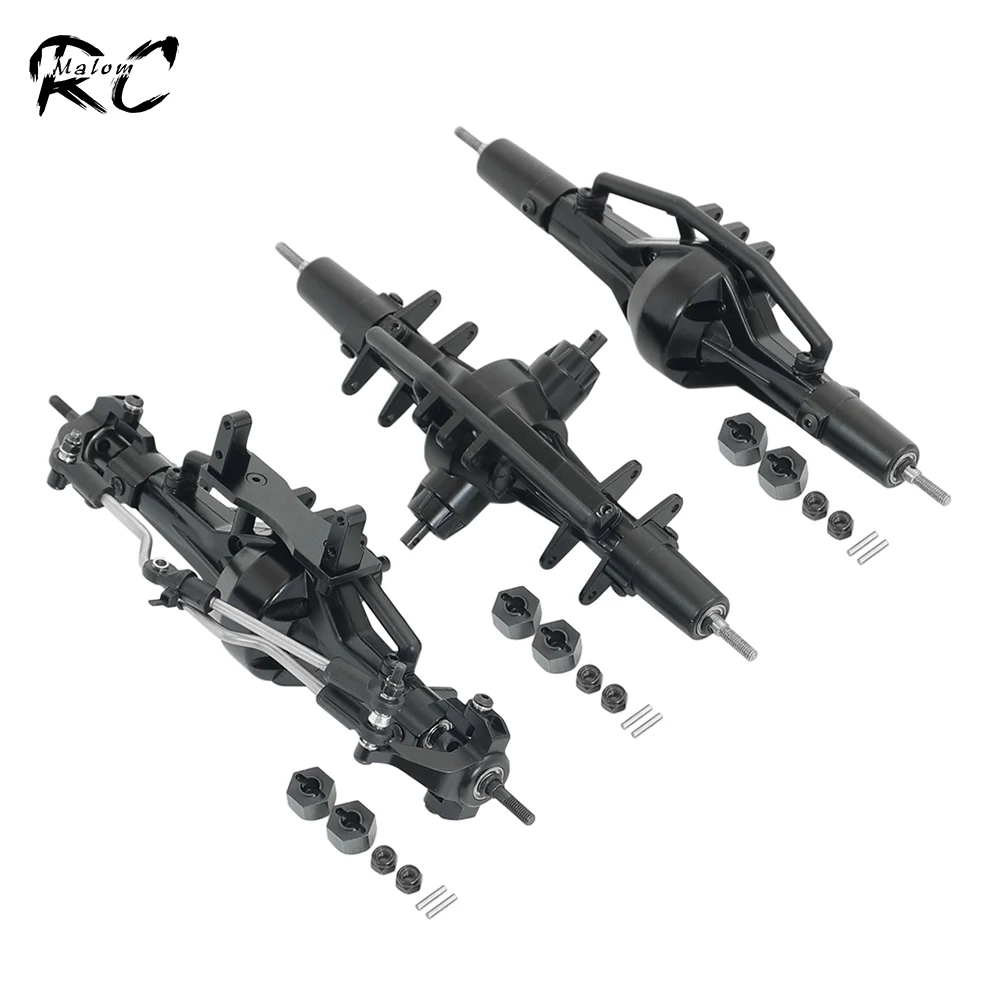 Металлическая литая Передняя средняя задняя ось 6X6 для 1/10 RC Гусеничный автомобиль осевой SCX10 90021 90027 90028 DIY части шасси для модернизации
Металлическая литая Передняя средняя задняя ось 6X6 для 1/10 RC Гусеничный автомобиль осевой SCX10 90021 90027 90028 DIY части шасси для модернизации