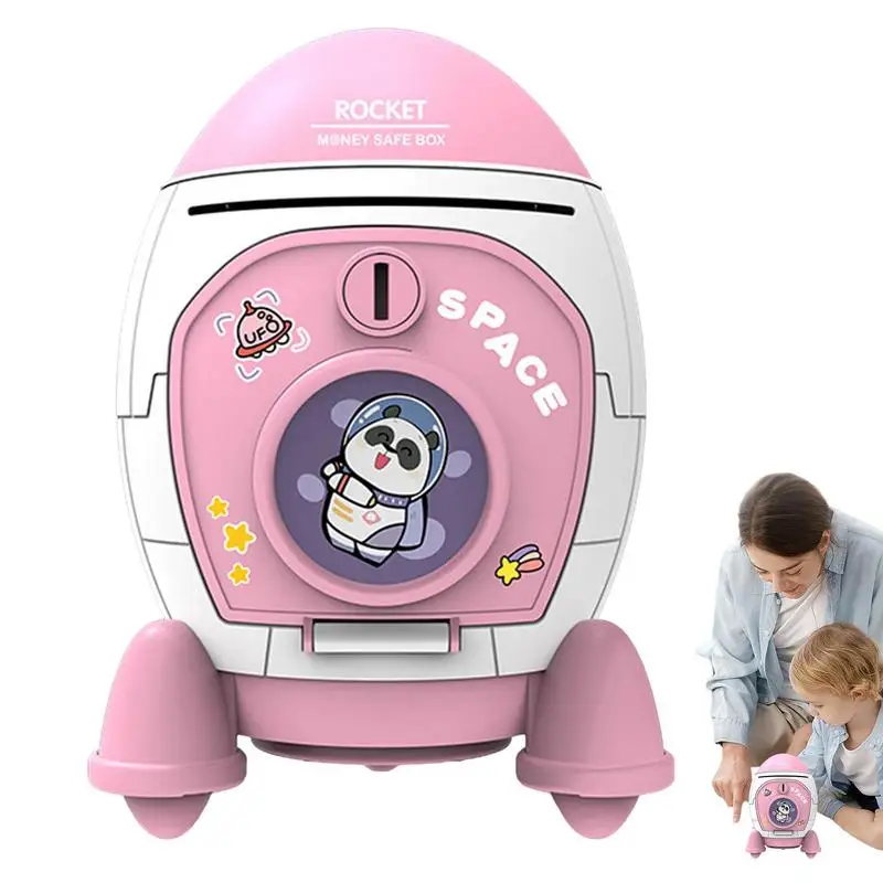 Children Rocket Money Bank with Large Capacity Cabin Cartoon Bunny Astronaut Container Key Switch for Children Birthday Gifts
Children Rocket Money Bank with Large Capacity Cabin Cartoon Bunny Astronaut Container Key Switch for Children Birthday Gifts