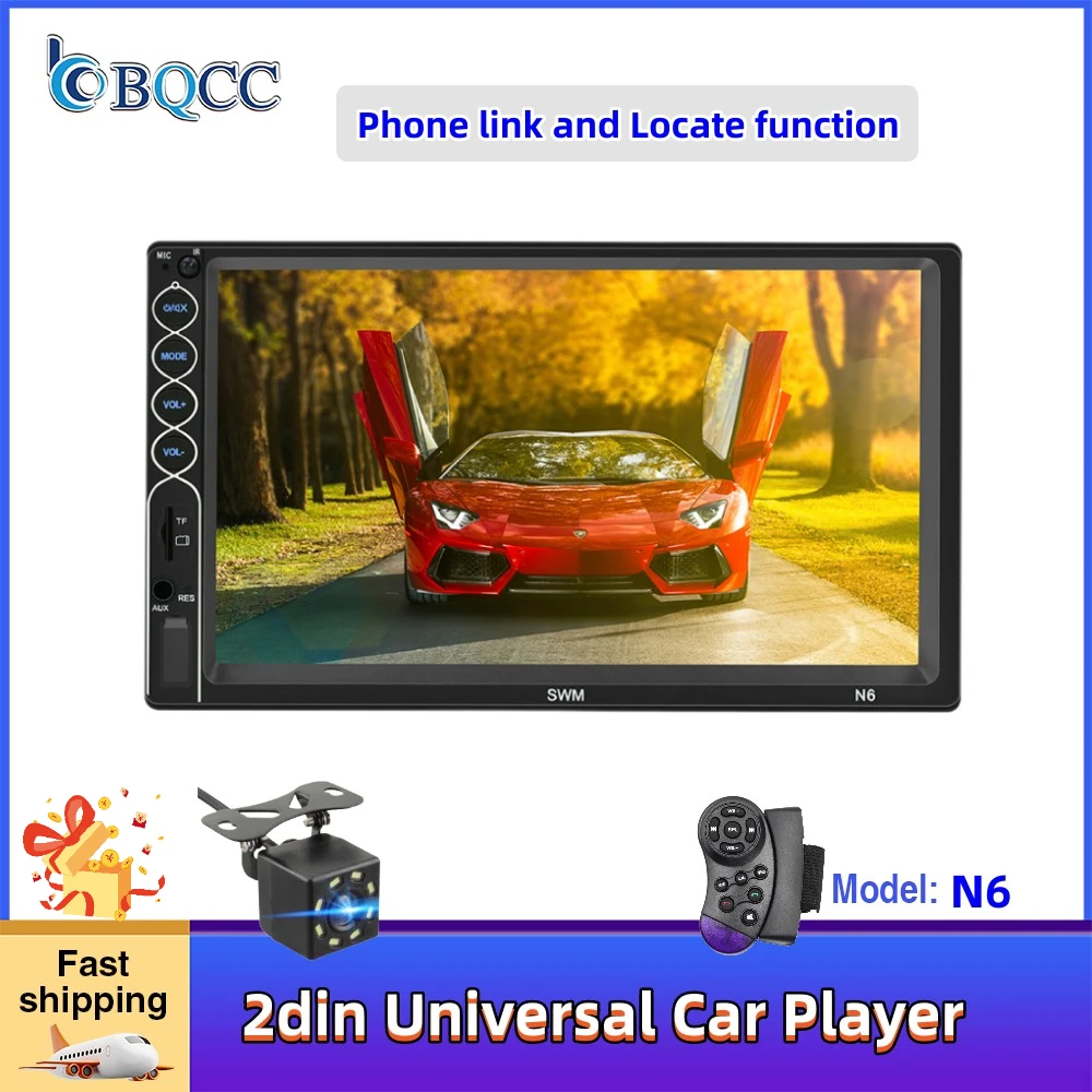 Free Ship Universal 2din FM TF USB Aux Media Radio Car Stereo Autoradio 7-inch HD MP5 Multimedia Player Bluetooth MIrror link
Free Ship Universal 2din FM TF USB Aux Media Radio Car Stereo Autoradio 7-inch HD MP5 Multimedia Player Bluetooth MIrror link