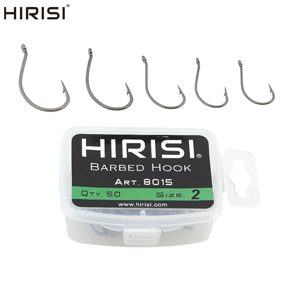 50pcs Coated High Carbon Steel Barbed hooks Carp Fishing Hooks Pack Tackle Accessories 8015
50pcs Coated High Carbon Steel Barbed hooks Carp Fishing Hooks Pack Tackle Accessories 8015