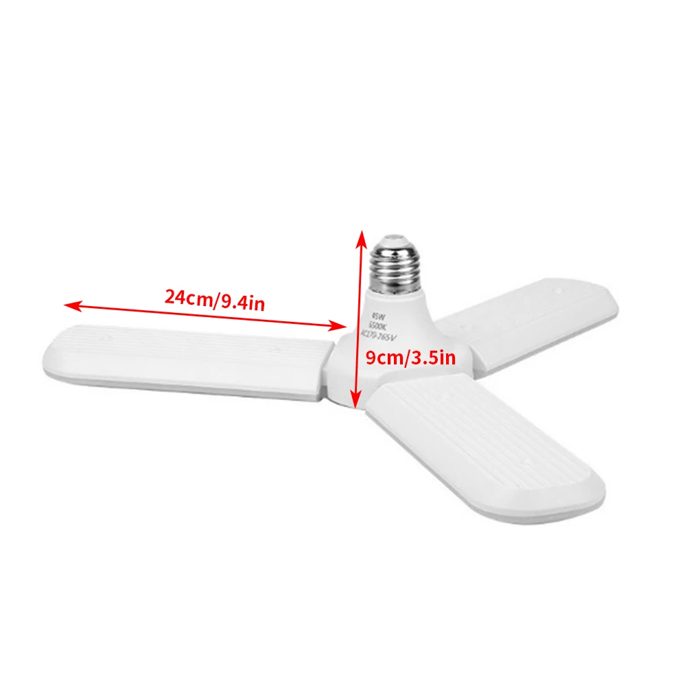 Складная Лампа для потолка, 6500K 45W 85-265V
Складная Лампа для потолка, 6500K 45W 85-265V