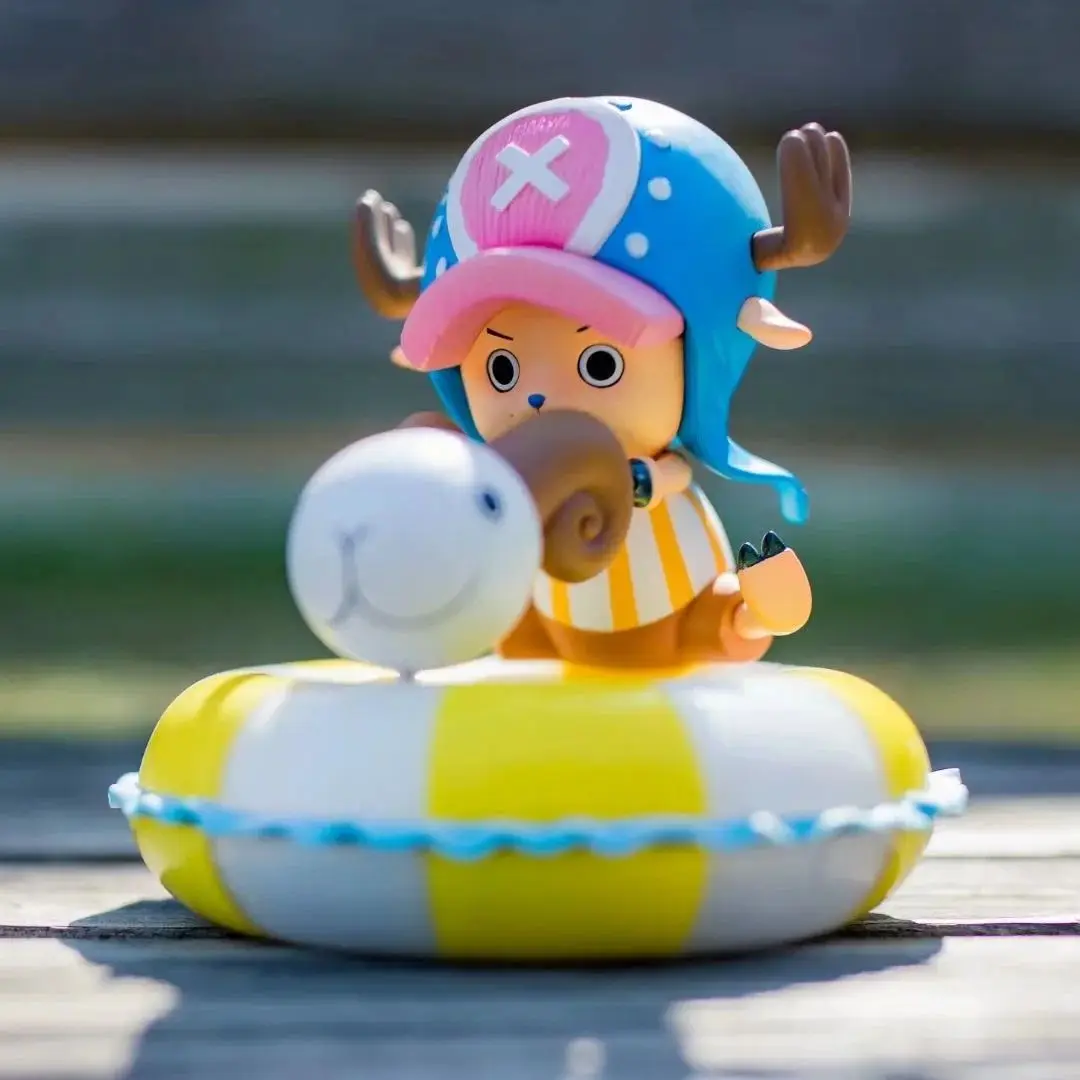 

Симпатичное Аниме One Piece Tony Chopper плавать Ver. Экшн-фигурка из ПВХ Коллекционная модель детские игрушки куклы подарки 10 см