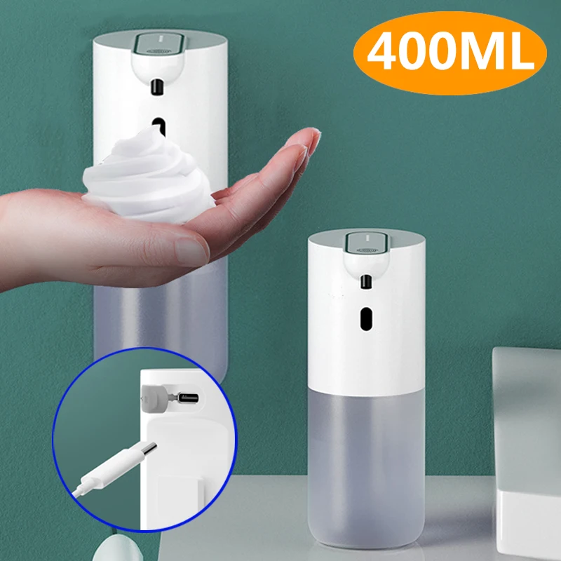 400ML Touchless Automatic Sensor Soap Dispenser Foam Type-C Charging Smart Infrared Sensor Liquid Soap Dispenser Hand Sanitizer
400ML Touchless Automatic Sensor Soap Dispenser Foam Type-C Charging Smart Infrared Sensor Liquid Soap Dispenser Hand Sanitizer