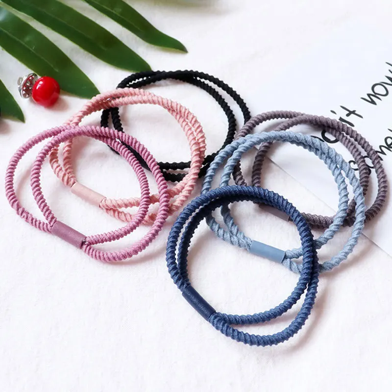 Резинка для волос женская, двухслойная, для фиксации конского хвоста 
Резинка для волос женская, двухслойная, для фиксации конского хвоста