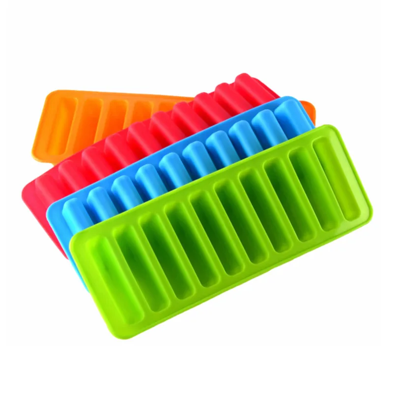 10 Grids Long Strip Silicone Ice Cube Mold Tray Cookies Biscuit Moulds Cake Baking Sausage Hot Dog Molds Kitchen DIY Accessories
10 Grids Long Strip Silicone Ice Cube Mold Tray Cookies Biscuit Moulds Cake Baking Sausage Hot Dog Molds Kitchen DIY Accessories
