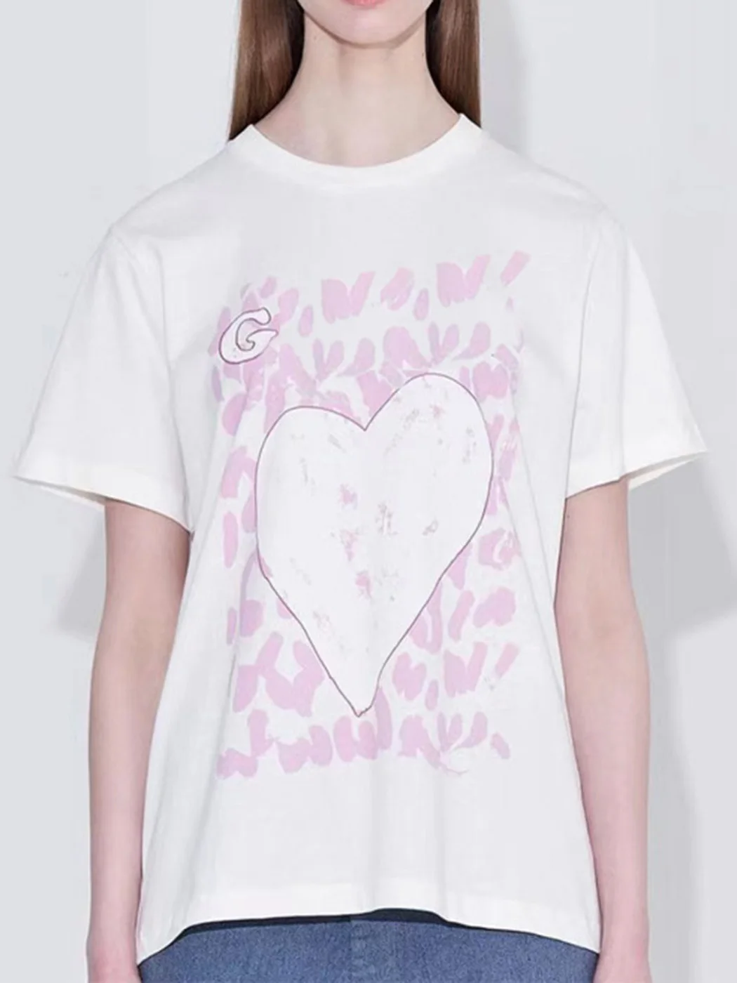 Letter Heart Print French T Shirt Top Women Summer 2022 Cotton Round Neck Short Sleeve White Tees Simple Fashion Casual T-shirts
Letter Heart Print French T Shirt Top Women Summer 2022 Cotton Round Neck Short Sleeve White Tees Simple Fashion Casual T-shirts