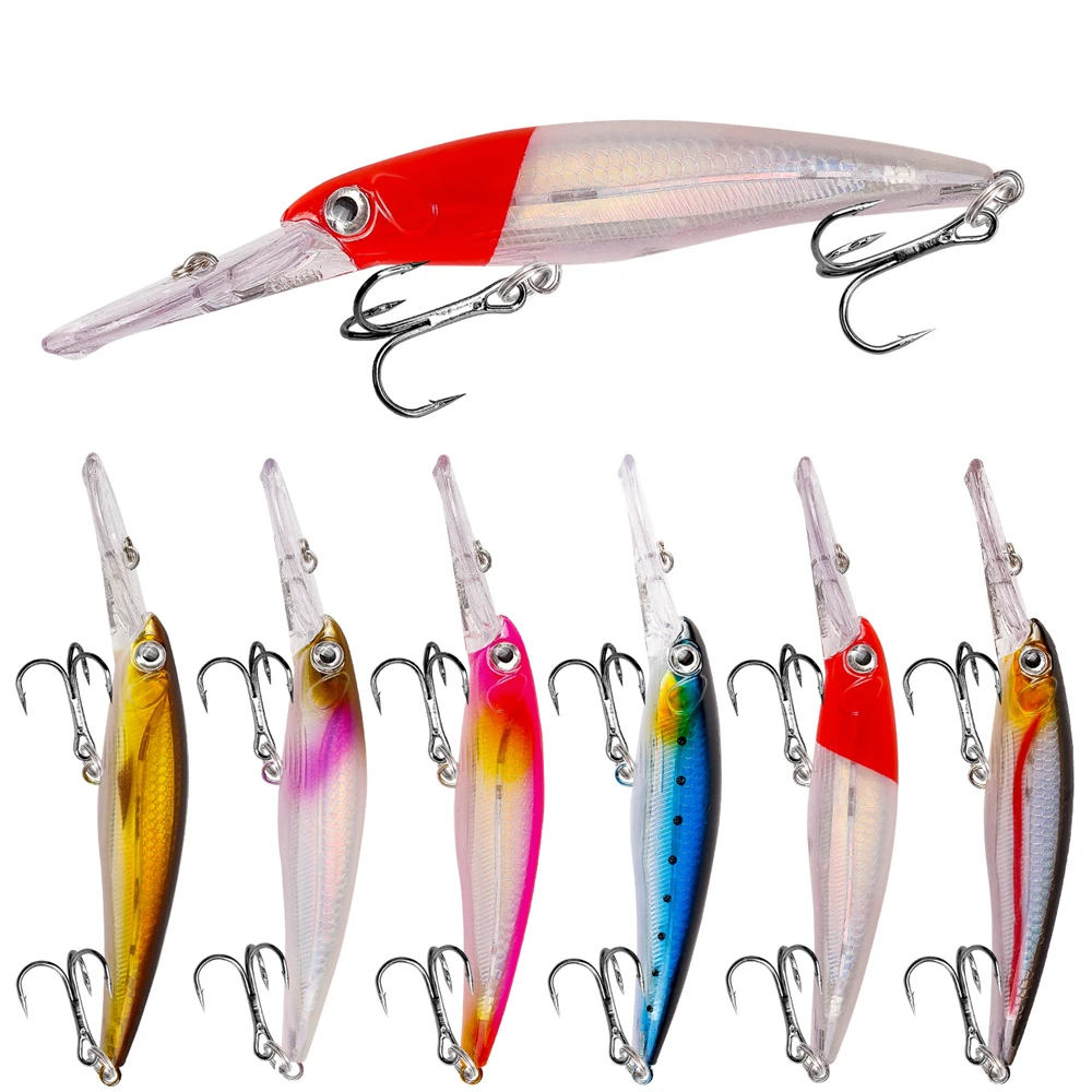 Proleurre Minnow Fishing Lure 11cm 13.5g Plastic Wobblers Artificial Hard Bait Topwater Pike Bass Crankbait Pesca Fishing Tackle
Proleurre Minnow Fishing Lure 11cm 13.5g Plastic Wobblers Artificial Hard Bait Topwater Pike Bass Crankbait Pesca Fishing Tackle