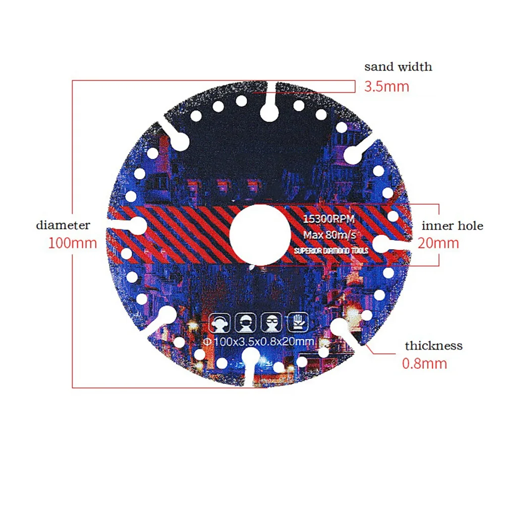 100mm Diamond Cutting Dics Circular Saw Blade For 100-type Angle Grinders Ceramic Tile Marble Color Steel Tile Quartz Power Tool
100mm Diamond Cutting Dics Circular Saw Blade For 100-type Angle Grinders Ceramic Tile Marble Color Steel Tile Quartz Power Tool