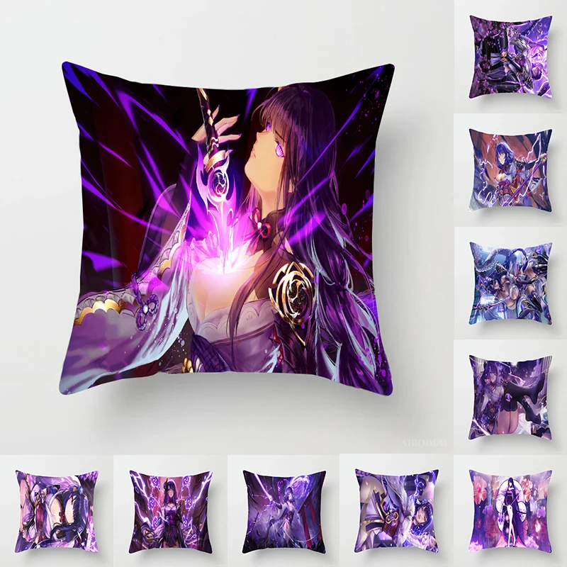 Pillowcase Genshin Impact Baal Body Pillow Anime Pillow Covers Throw Dakimakura Purple Decorative Pillows for Sofa Square
Pillowcase Genshin Impact Baal Body Pillow Anime Pillow Covers Throw Dakimakura Purple Decorative Pillows for Sofa Square
