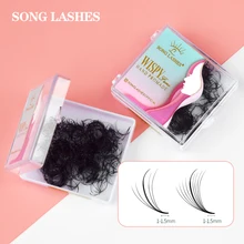 SONG LASHES 5D 9D Premade Wispy Fans False Eyelash Extensions High Quality Loose Lashes Cosmetic Makeup Tools for Women