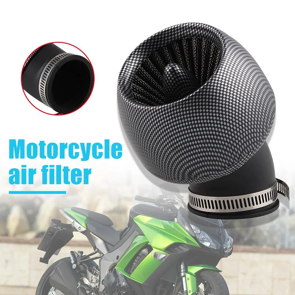 Motorcycle Air Filter 45° Elbow Apple Head 48mm Fitting Intake Air Cleaner Replacement for Motorcycle Scooter Cross-Country
Motorcycle Air Filter 45° Elbow Apple Head 48mm Fitting Intake Air Cleaner Replacement for Motorcycle Scooter Cross-Country