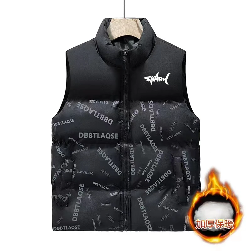 New Men's SHARK Fashion Down Vest Jackets Casual Printed Vest Sleeveless Outdoor Warm Waistcoat Down Jacket for Men
New Men's SHARK Fashion Down Vest Jackets Casual Printed Vest Sleeveless Outdoor Warm Waistcoat Down Jacket for Men