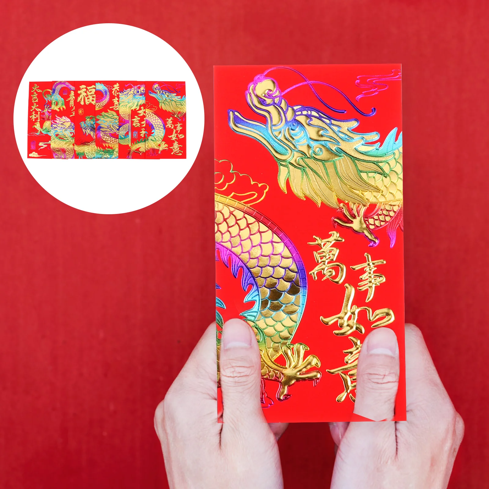 6 Pcs Red Wallet Packets Chinese New Year Style 2024 Envelope Paper Cute Envelopes Traditional
6 Pcs Red Wallet Packets Chinese New Year Style 2024 Envelope Paper Cute Envelopes Traditional