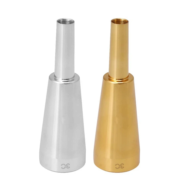 2X 3C Trumpet Mouthpiece Silver/Gold Meg Metal Trumpet For Yamaha Or Bach Conn And King Trumpet C Trumpet
2X 3C Trumpet Mouthpiece Silver/Gold Meg Metal Trumpet For Yamaha Or Bach Conn And King Trumpet C Trumpet