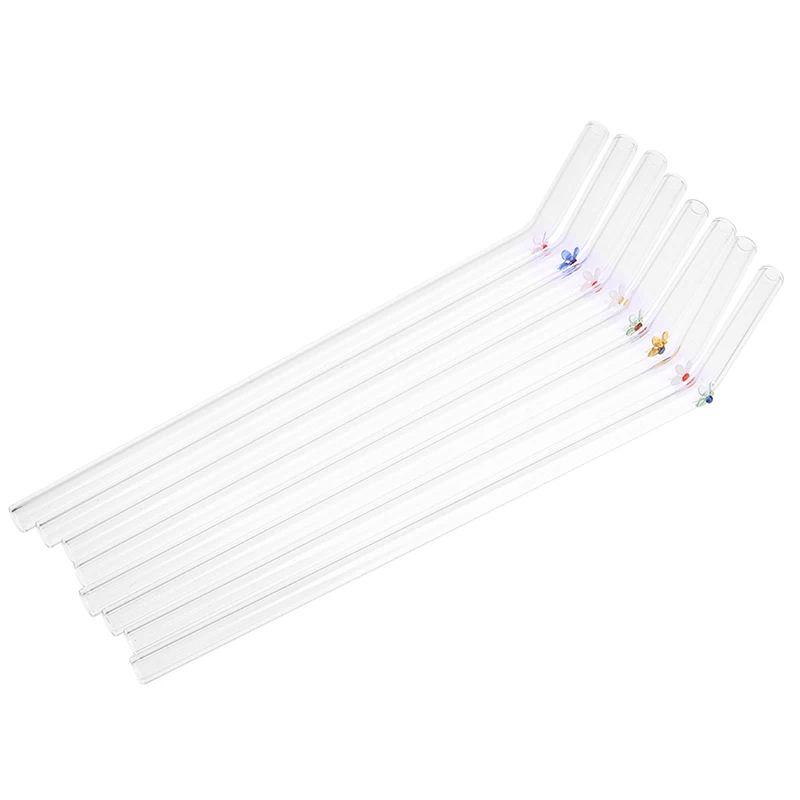 20*0.8cm Reusable Clear Glass Straws Set for Smoothie Milkshakes Environmentally Friendly Drinkware Straw
20*0.8cm Reusable Clear Glass Straws Set for Smoothie Milkshakes Environmentally Friendly Drinkware Straw