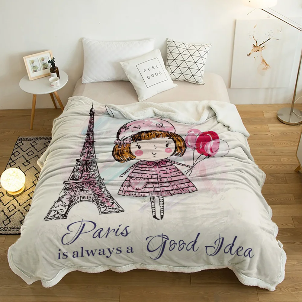 Girl Tower Retro Balloon Art Clouds Lamb Cashmere Fleece Blanket Home Bed Sofa Winter Sherpa Bedding Kids Thick Bedspread
Girl Tower Retro Balloon Art Clouds Lamb Cashmere Fleece Blanket Home Bed Sofa Winter Sherpa Bedding Kids Thick Bedspread